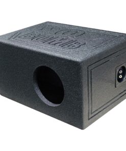 Qpower Single 6.5" Enclosure Vented QBOMB with Spray liner